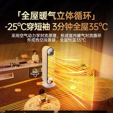 DERIPUS 戴利普 取暖器家用节能暖风机大面积2023石墨烯婴儿小太阳电暖器暖气客厅