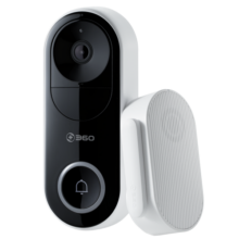 360 可视门铃5Pro摄像头家用监控摄像头智能摄像机2K智能门铃电子猫眼无线wifi 300W超清夜视AR1C359元 (月销3000+)