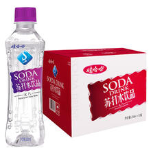 WAHAHA 娃哈哈 无汽苏打水微甜味弱碱性饮料350ml*24瓶整箱哇哈哈