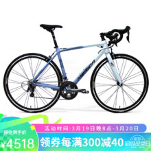 美利達（MERIDA）SHADOW幻影6 20速 公路自行车 平天青蓝/平静灰蓝 700*50CM(建议身高170-180CM)