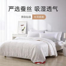MENDALE 梦洁家纺 梦洁100%蚕丝被夏被空调被纯蚕丝四季被丝柔大提花纯蚕丝夏被 1.2m（150×200）