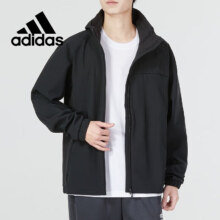 PLUS会员、京东百亿补贴：adidas 阿迪达斯 男士加绒休闲时尚防风保暖外套 HP1414