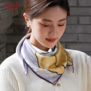 上海故事 2024春季真丝桑蚕三八妇女节丝巾送妈妈长辈礼盒方巾披肩