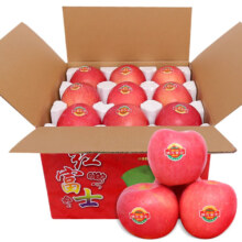 PLUS会员，京东百亿补贴：  美水乐虹 红富士苹果 10斤29.6元包邮