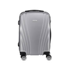 喜来登（SHERIDAN）行李箱旅行箱登机箱 万向轮拉杆箱耐磨抗摔旅行箱 SHX-002S 银色-20寸