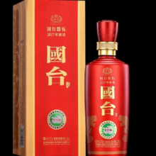 plus会员:国台国标酒 2017年酿造 酱香型白酒 真实年份 大曲坤沙 收藏送礼自饮 53度 375mL 1瓶