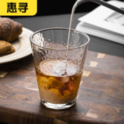 微信小程序：惠寻  锤纹玻璃水杯 220ml