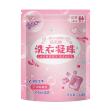 plus、首购：洁芙朗（JAFFRONG）三合一洗衣凝珠 8倍洁净力洗衣液柔顺留香洗衣珠洗衣球15颗/袋