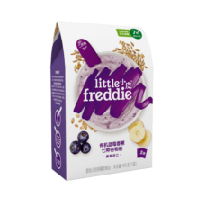 小皮（Little Freddie）有机蓝莓香蕉多种谷物高铁米粉婴幼儿辅食营养米糊160g*1盒