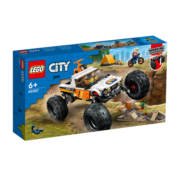 乐高（LEGO）积木拼装 60387 4x4 越野车大冒险 6岁+男孩儿童玩具生日礼物