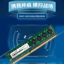 KINGBANK 金百达 DDR3 1600MHz 台式机内存 普条 绿色 8GB