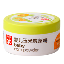 好孩子（gb）好孩子婴儿爽身痱子粉新生儿宝宝植物精华玉米爽身痱子粉 140g 1盒 玉米爽身热痱粉