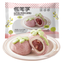 需首购、PLUS会员: 北记 包同学 青稞豆沙山竹包 210g（6只 ）