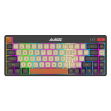 黑爵（AJAZZ）K690T 三模热插拔机械键盘 2.4G/有线/蓝牙 69键 PBT键帽 RGB灯光 DIY换轴客制化 BOX白轴299元