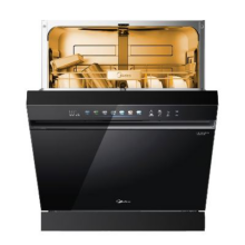 PLUS会员：Midea 美的 万向WX2000 嵌入式洗碗机 14套 一级水效