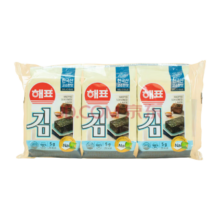 海牌菁品韩国进口长今传统海苔 5g*3包非油炸