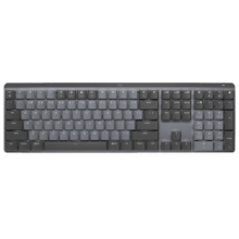 罗技（Logitech）MX MECHANICAL商务低噪无线双模矮轴机械键盘 智能键盘 110键 全尺寸段落茶轴