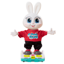 汇乐玩具（HUILE TOYS）幸运Lucky兔子会唱歌跳舞1-3岁宝宝婴幼早教儿童学爬行音乐玩具 红色