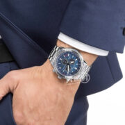 西铁城（CITIZEN）手表多局电波蓝宝石镜面防水商务休闲男表 CB5000-50L