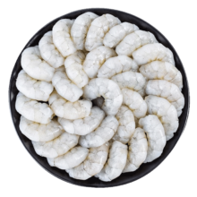 良满鲜 生冻虾仁去冰净重1kg 156-198只 人工去虾线 活剥白虾仁