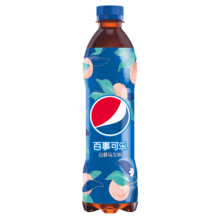 PLUS会员：pepsi 百事 可乐 Pepsi 太汽系列 白桃乌龙味 汽水 碳酸饮料整箱 500ml*12瓶*3件