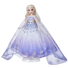 孩之宝（Hasbro）儿童玩具手办玩偶娃娃新年礼物礼盒 庆典版艾莎公主F1114
