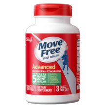 Move Free益节绿瓶维骨力氨糖硫酸软骨素钙片 氨基葡萄糖 美国进口成人中老年骨维力护关节灵 【关节舒缓疼痛】绿瓶180粒加量装