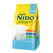 雀巢(Nestle) nido脱脂奶粉成人高钙中老年奶粉代餐400g荷兰进口