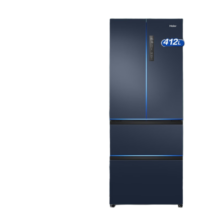 海尔（Haier）冰箱406升十字对开门家用电冰箱四门多门冰箱大容量三档变温零度保鲜净味风冷无霜变频一级能效 406L母婴三档变温++DEO净味+双变频一级