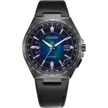 西铁城（CITIZEN）手表 ATTESA系列舒博钛海蓝盘商务皮带男士手表 CB0215-18L