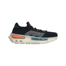 adidas NMD_S1经典boost休闲跑步鞋男女阿迪达斯官方三叶草FZ5706 黑/银灰 42.5(265mm)