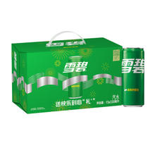 Fanta 芬达 可口可乐 雪碧 sprite 柠檬味汽水 碳酸饮料 330ml*15摩登罐  礼盒装