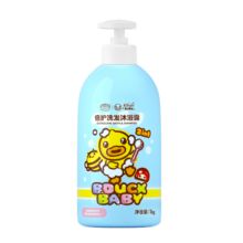 B.Duck小黄鸭儿童洗发水沐浴露洗发沐浴四合一1000克弱酸性温和不刺激