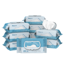 舒洁（Kleenex）湿厕纸羊驼80抽*10包 (800片)