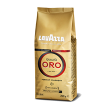 拉瓦萨（LAVAZZA）意大利原装进口阿拉比卡拼配 欧罗金咖啡豆250g