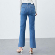 Vero Moda 女士高腰微喇牛仔裤