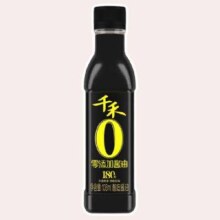 PLUS、限用户：千禾 0添加酱油 180ML瓶装*1件