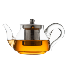 金镶玉茶壶  办公室茶具泡茶耐热防爆玻璃家用大容量过滤 如意壶500ML