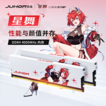 JUHOR玖合 16GB(8Gx2)套装 DDR4 4000 台式机内存条 星舞系列 海力士颗粒