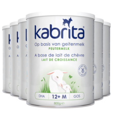 佳贝艾特（KABRITA）荷兰版金装 幼儿配方羊奶粉 3段(12-36个月) 800g 6罐箱装
