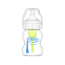 布朗博士布朗博士奶瓶 宽口径奶瓶 轻便耐摔 防胀气婴儿奶瓶0-3个月 新生儿用轻便耐摔 150ml 1-3月 加勺