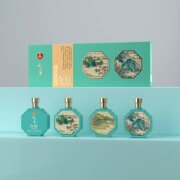五粮液股份出品，红福咏江南 52度礼盒白酒 250ml*4