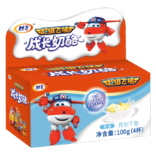 妙飞超级飞侠奶酪杯 32杯(100g/盒*8盒) 健康营养儿童零食成长杯 原味4盒+草莓味4盒