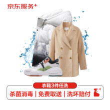 京东 衣物清洗/鞋清洗 3件