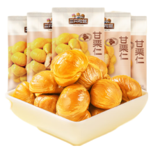 三只松鼠 精选零食（专区任选12件） 甘栗仁 50g*12袋