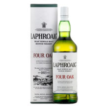 拉弗格（Laphroaig）四桶 单一麦芽威士忌 1000ml 进口洋酒(礼盒装)