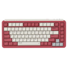 MIIIW  Z830  83键米物无线蓝牙2.4G三模连接客制化机械键盘 佳达隆G黄Pro轴 红色NES play