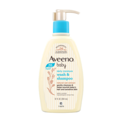 艾惟诺（Aveeno）儿童沐浴露洗发水二合一燕麦婴儿沐浴露温和无皂质354ml