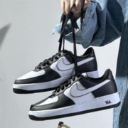 NIKE 耐克 男鞋 Air Force 1 AF1黑白熊猫空军一号运动鞋时尚休闲鞋板鞋 DV0788-001 40/250/7