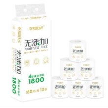概率券、plus会员：幸福阳光卷纸 无添加系列 4层180克*10卷